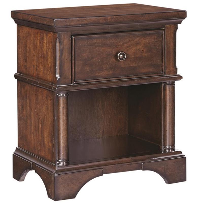 I08451n Aspen Home Furniture Bancroft One Drawer Nightstand