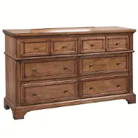 I09-453 Aspen Home Furniture Alder Creek Bedroom Furniture Dresser