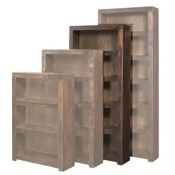 Dl3472-tob Aspen Home Furniture Contemporary Alder Home Office Furniture Bookcase