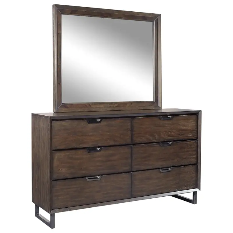 Ihp-453 Aspen Home Furniture Harper Point 6 Drawer Dresser