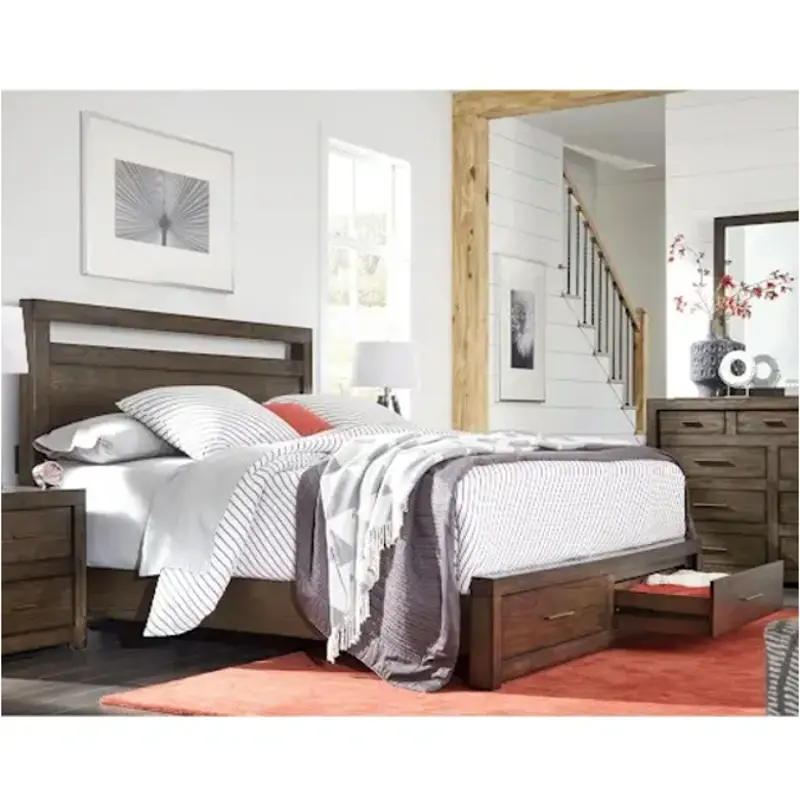 Iml-403d-brn Aspen Home Furniture Modern Loft Bedroom Furniture Bed