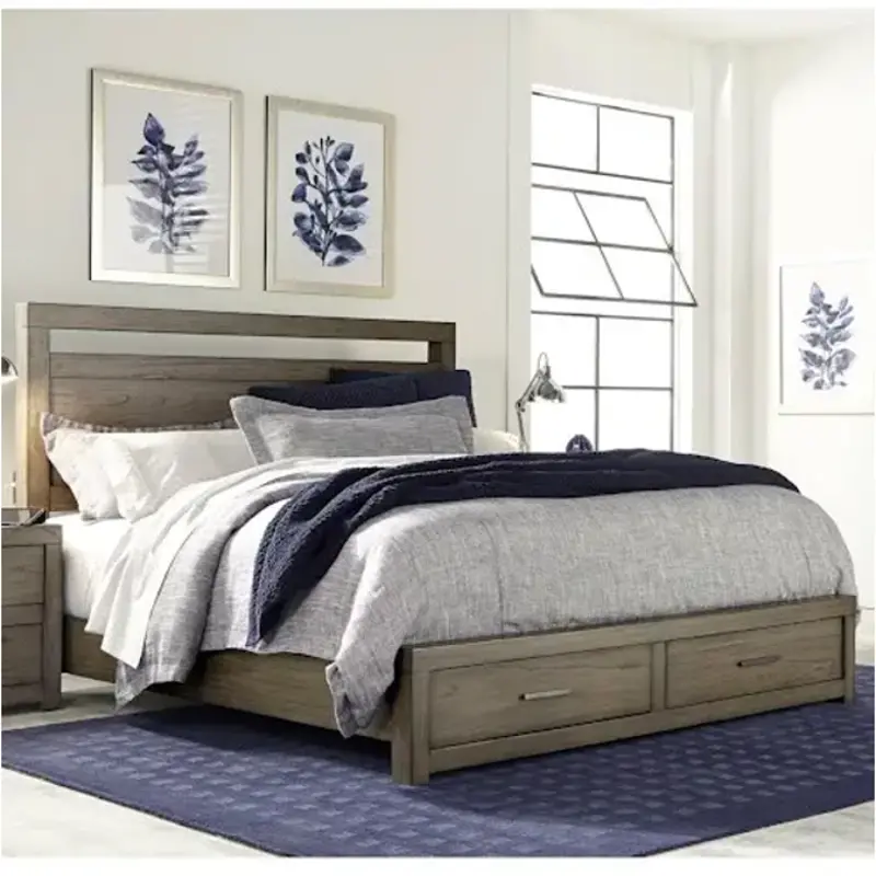 Iml-403d-gry Aspen Home Furniture Modern Loft Bedroom Furniture Bed