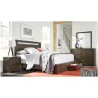 Iml-412-brn-st Aspen Home Furniture Modern Loft Bedroom Furniture Bed