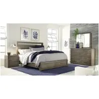 Iml-412-gry-st Aspen Home Furniture Modern Loft Bedroom Furniture Bed