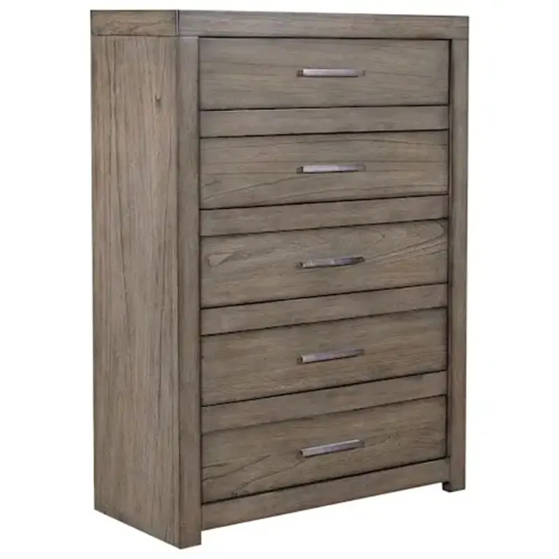 Iml456gry Aspen Home Furniture Modern Loft 5 Drawer Chest