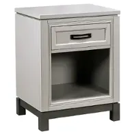 I32-451n Aspen Home Furniture Hyde Park - Gray Bedroom Furniture Nightstand