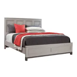 I32-495-ck Aspen Home Furniture Hyde Park - Gray Bedroom Furniture Bed