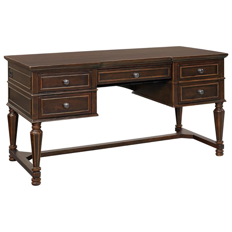 I35371 Aspen Home Furniture Weston Office 60in Halfped Desk