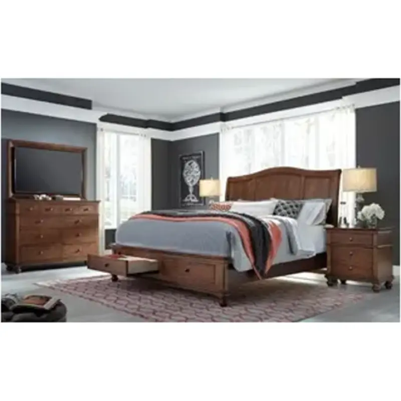 I07-400-wbr Aspen Home Furniture Oxford Bedroom Furniture Bed
