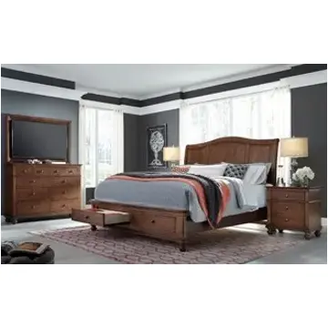 I07-400-wbr-st Aspen Home Furniture Oxford Bedroom Furniture Bed