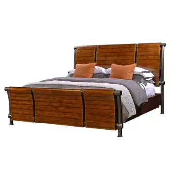 I58-401 Aspen Home Furniture Rockland Bedroom Furniture Bed