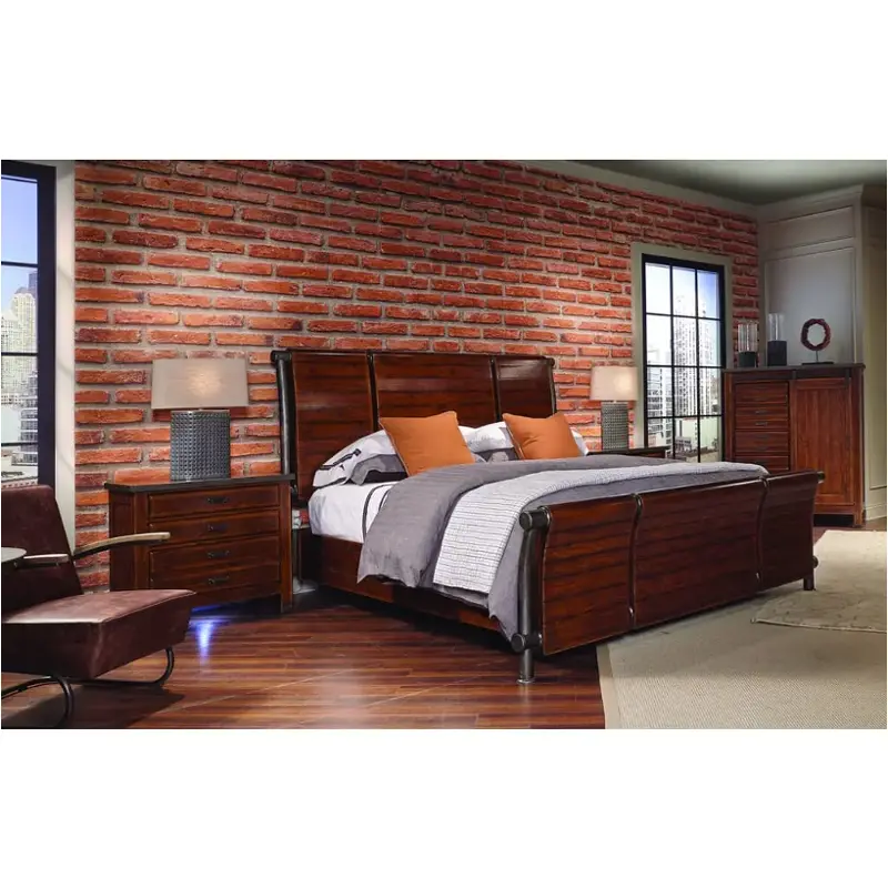 I58-404 Aspen Home Furniture Rockland Bedroom Furniture Bed