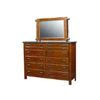 I58-466 Aspen Home Furniture Rockland Bedroom Furniture Mirror