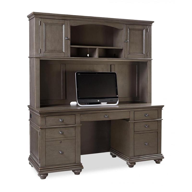 I07317pep Aspen Home Furniture Oxford Home Office 66 Inch Hutch