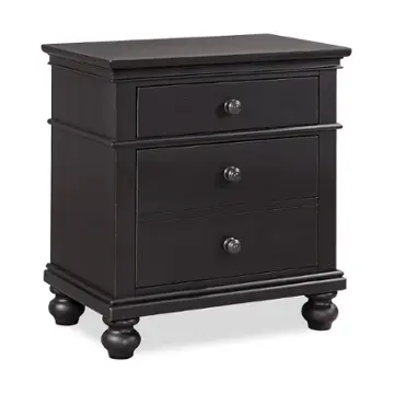 I07-450-blk Aspen Home Furniture Oxford Bedroom Furniture Nightstand