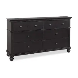 I07-453-blk Aspen Home Furniture Oxford Bedroom Furniture Dresser