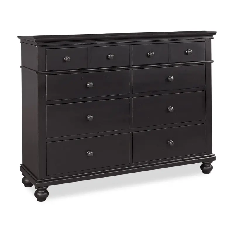 I07-455-blk Aspen Home Furniture Oxford Bedroom Furniture Dresser