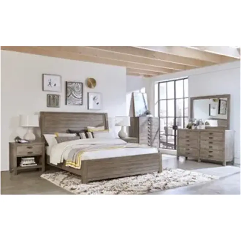 I240-404-riv-ck Aspen Home Furniture Radiata Bedroom Furniture Bed