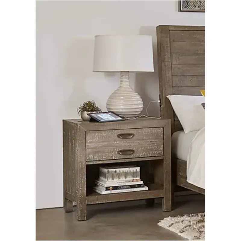 I240451nriv Aspen Home Furniture Radiata 1 Drawer Night Stand