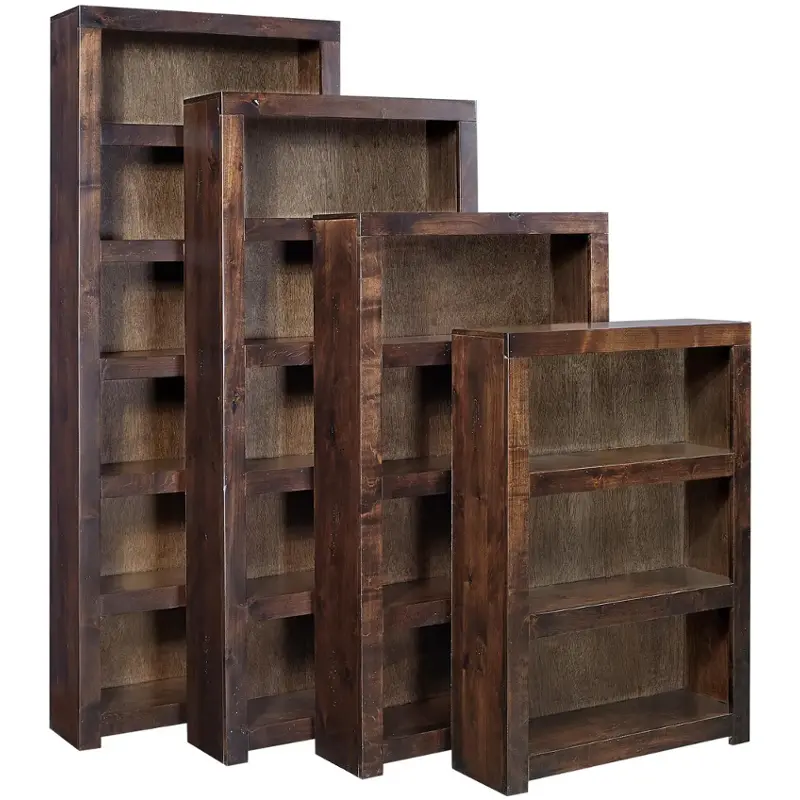Dl3460-gry Aspen Home Furniture Contemporary Alder Home Office Furniture Bookcase