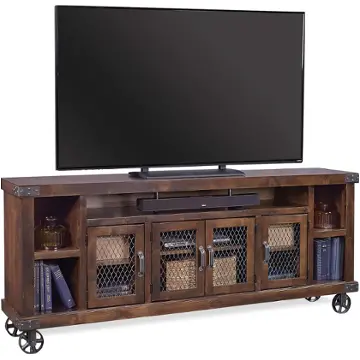 Dn1036-tob Aspen Home Furniture Contemporary Alder Home Entertainment Furniture Entertainment Center