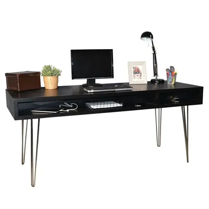 Os6012-blk Aspen Home Furniture Alder Creek Home Office Furniture Desk