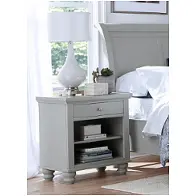 Icb-451-gry Aspen Home Furniture Cambridge - Light Gray Paint Bedroom Furniture Nightstand