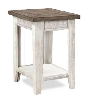 Wme913-dwt Aspen Home Furniture Eastport - Drifted White Living Room Furniture End Table