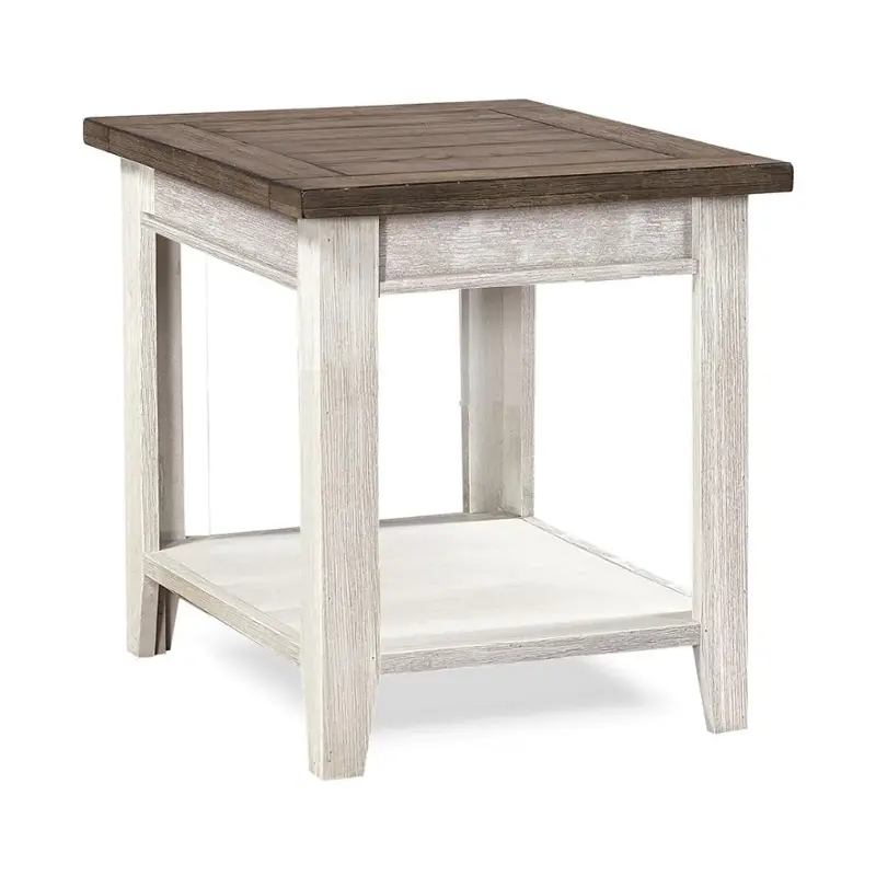 Wme914-dwt Aspen Home Furniture Eastport - Drifted White Living Room Furniture End Table