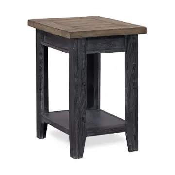 Wme913-dbk Aspen Home Furniture Eastport - Drifted Black Living Room Furniture End Table