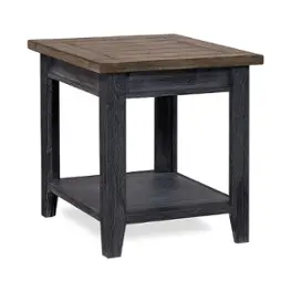 Wme914-dbk Aspen Home Furniture Eastport - Drifted Black Living Room Furniture End Table