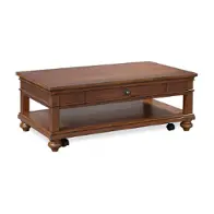 I07-9100-wbr Aspen Home Furniture Oxford Cocktail Table