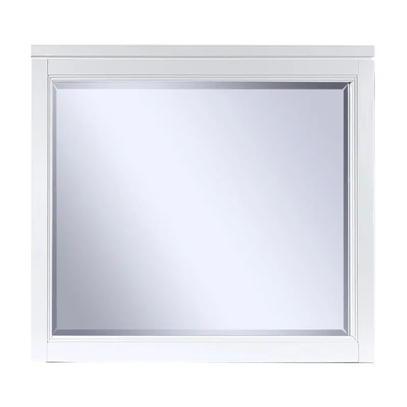 I32-463-wht Aspen Home Furniture Hyde Park - White Bedroom Furniture Mirror