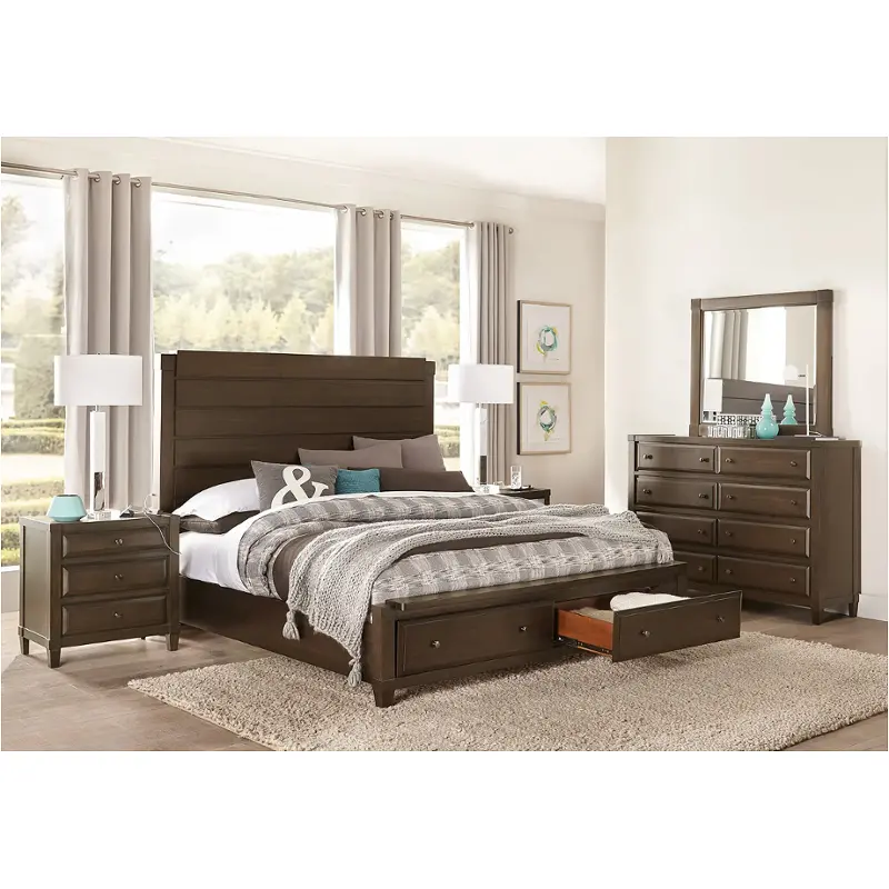 I246-412-st Aspen Home Furniture Easton Queen Panel Storage Bed