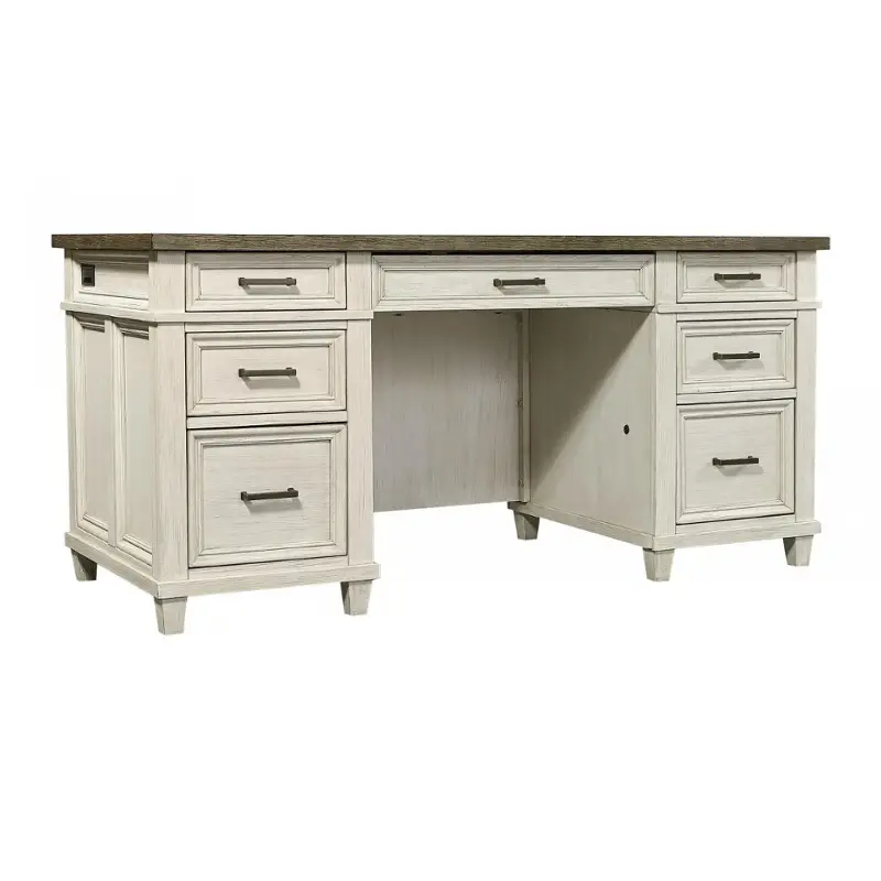 I248-303 Aspen Home Furniture Caraway 66in Executive Desk