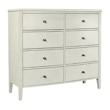 I218-489-wht Aspen Home Furniture Charlotte - White Bedroom Furniture Dresser