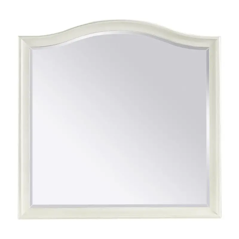 I218-462-wht Aspen Home Furniture Charlotte - White Bedroom Furniture Mirror