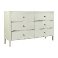 I218-453-wht Aspen Home Furniture Charlotte - White Bedroom Furniture Dresser