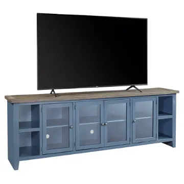 Me1270-mbl Aspen Home Furniture Eastport - Malta Blue Home Entertainment Furniture Entertainment Center