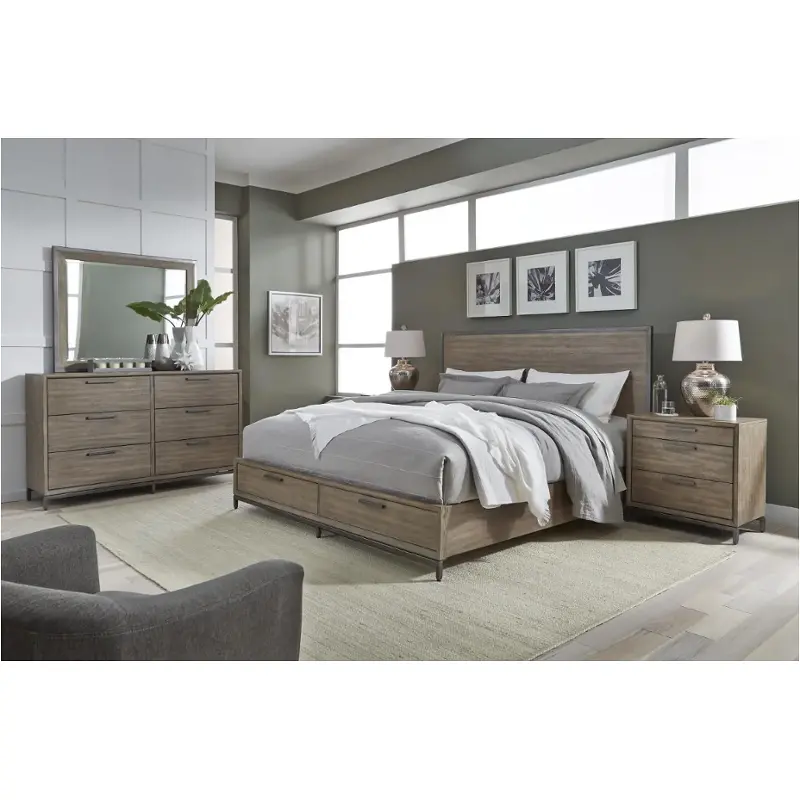 I287-412-st Aspen Home Furniture Trellis Bedroom Furniture Bed