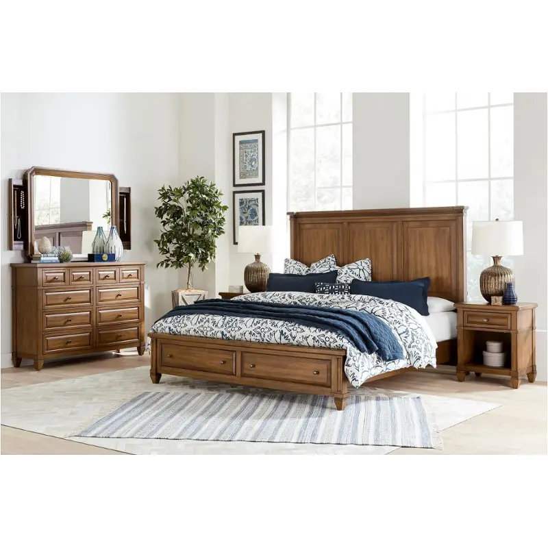 I34-415-sna-st Aspen Home Furniture Thornton Bedroom Furniture Bed
