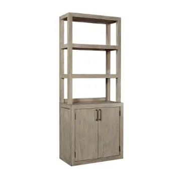I251-332 Aspen Home Furniture Platinum Home Office Furniture Bookcase