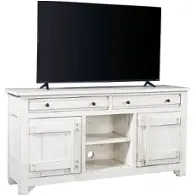 I358-264-wwt Aspen Home Furniture Reeds Farm - Weathered White Home Entertainment Furniture Tv Console