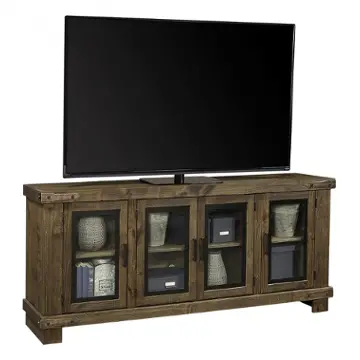 Wdo1250-bdl Aspen Home Furniture Sawyer - Brindle Home Entertainment Furniture Tv Console