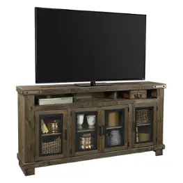 Wdo1252-bdl Aspen Home Furniture Sawyer - Brindle Home Entertainment Furniture Tv Console