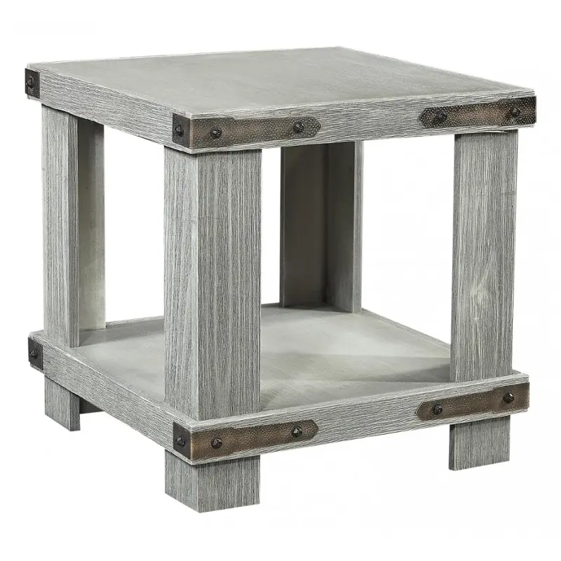 Wmo914-lgh Aspen Home Furniture Sawyer - Lighthouse Grey Living Room Furniture End Table