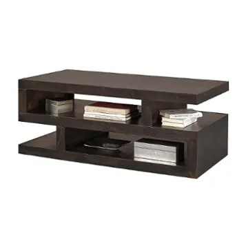 Dy912-ght Aspen Home Furniture Avery Loft - Ghost Black Living Room Furniture Cocktail Table