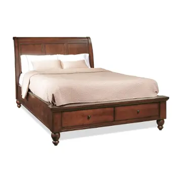 Icb-404-bch-kd-1-st Aspen Home Furniture Cambridge - Brown Cherry Bedroom Furniture Bed