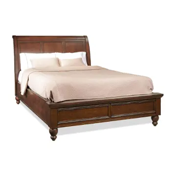 Icb-404-bch-kd-1-ck Aspen Home Furniture Cambridge - Brown Cherry Bedroom Furniture Bed