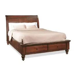 Icb-404-bch-kd-1-ck-st Aspen Home Furniture Cambridge - Brown Cherry Bedroom Furniture Bed